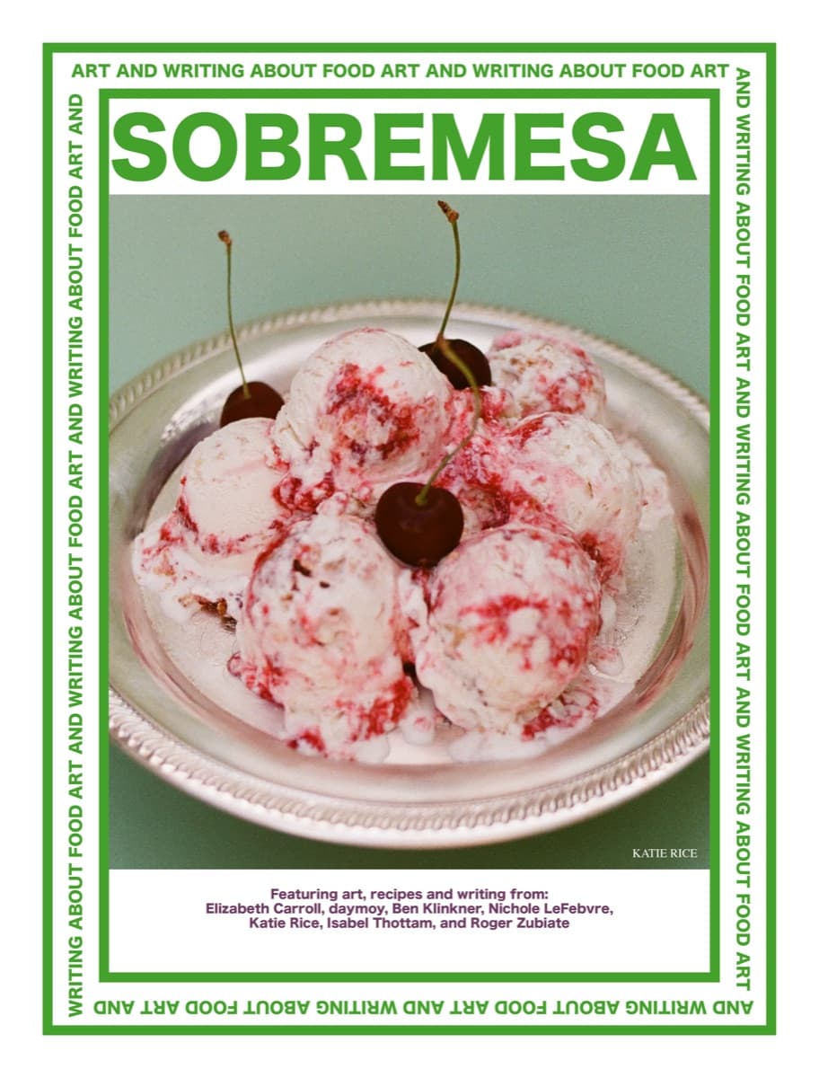 Sobremesa Magazine, Volume 3 cover
